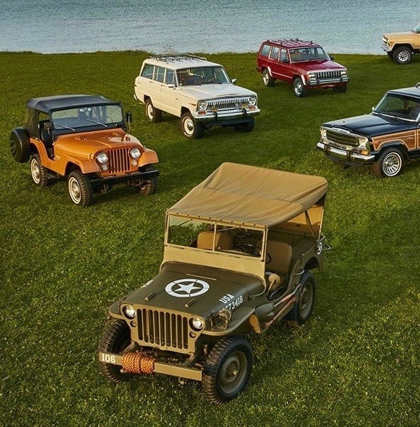 Jeep’s Euro division picks nine key models for 75th celebration