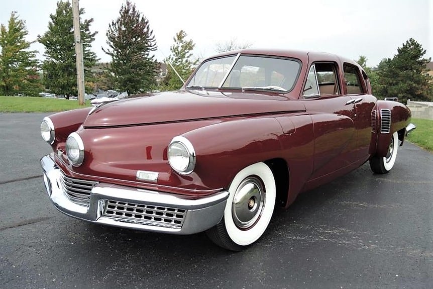 This Tucker is said to be No. 46 of the 51 sedans produced