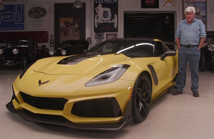 2019 Chevrolet Corvette ZR1 roars into ‘Jay Leno’s Garage’