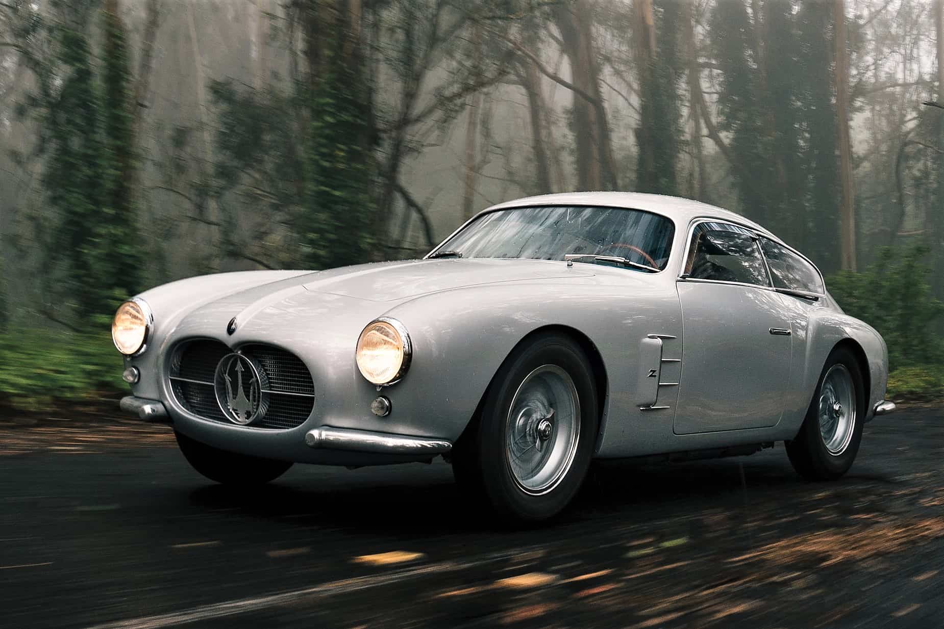 The Maserati wears an aerodynamic alloy body by Zagato | RM Sotheby's photos