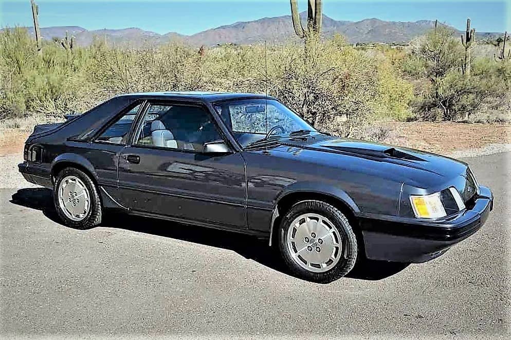 The Mustang SVO is in low-mileage original condition