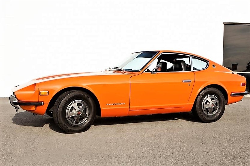 The Datsun 240Z is from the second year of U.S. import