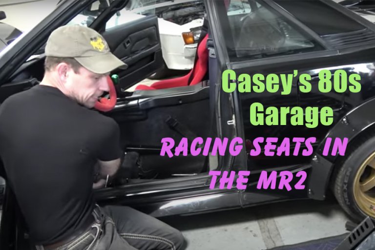 Casey’s 80s Garage: Racing seats in the MR2