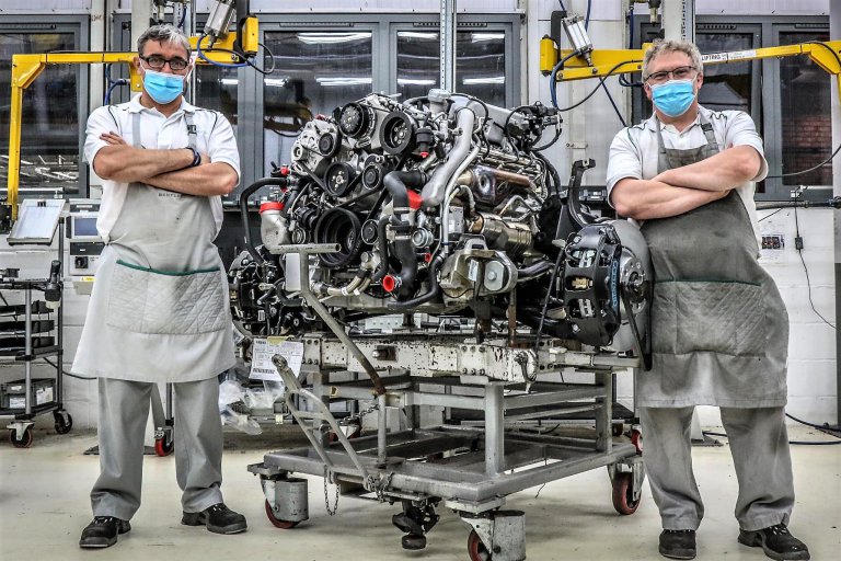 Bentley builds last L-Series engine, world’s longest-serving V8 design