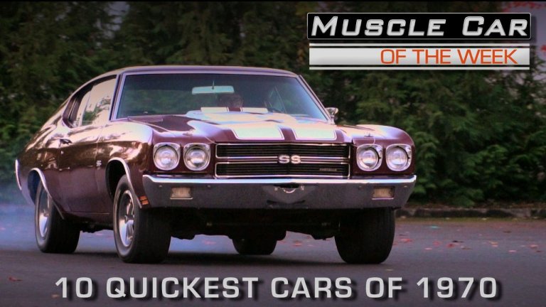 Video of the Day: Top-10 quickest muscle cars of 1970