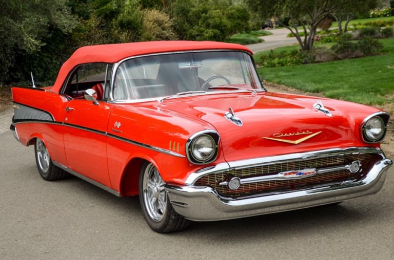 ’57 Chevy convertible gets resto-mod updates