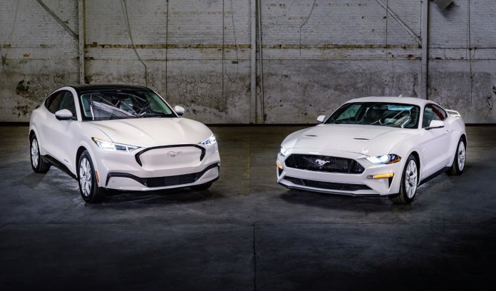 2022 Ford Mustang and Mustang Mach-E