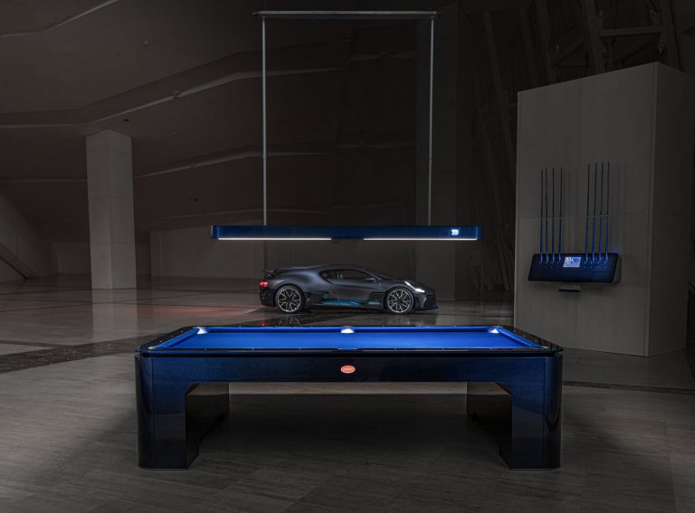 Carbon fiber pool table to join Bugatti’s Lifestyle Collection