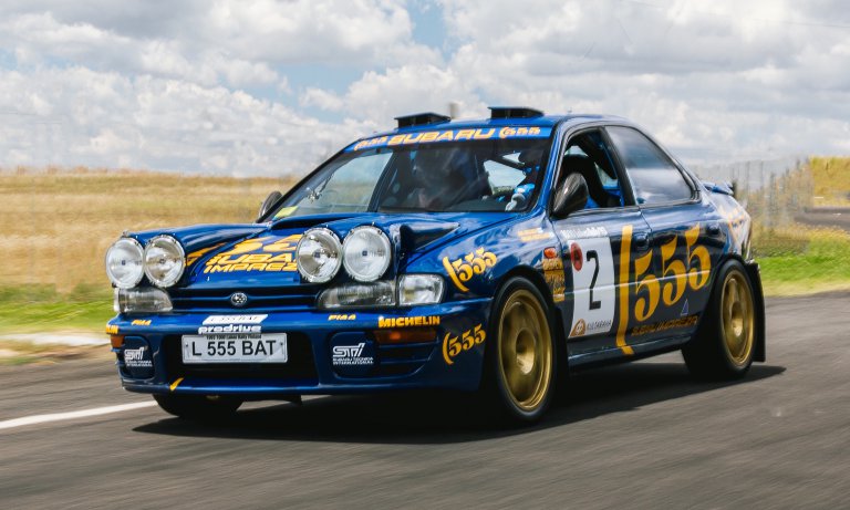 1994 Subaru 555 rally car