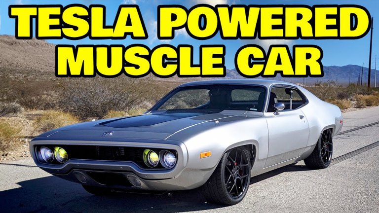 Video shows builder’s creation of electric 1970 Plymouth Satellite
