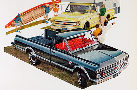 Photo Gallery: Vintage Chevrolet C10 advertisements