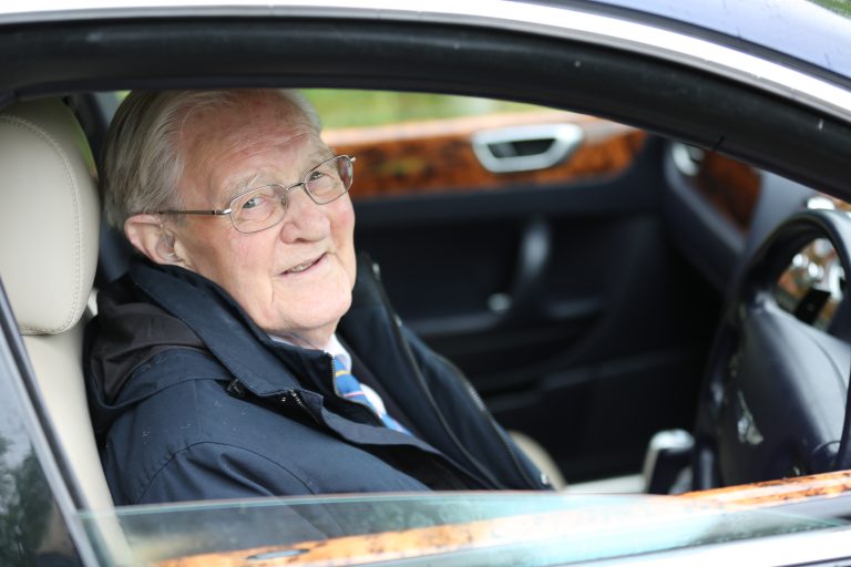 92-year-old student goes to driving school
