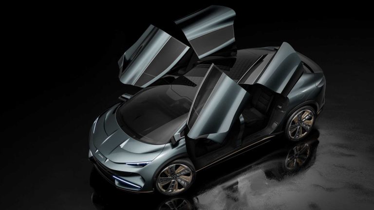 EV startup Aehra unveils SUV penned by Aventador designer