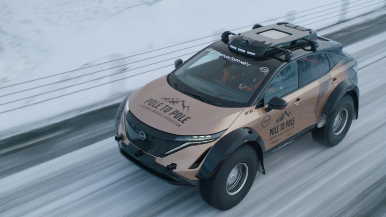 Nissan unveils Ariya EV for North Pole to South Pole adventure