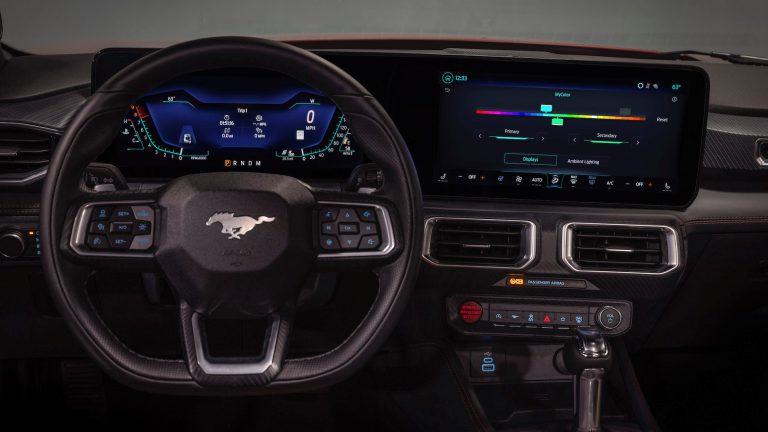 Getting in sync with the 2024 Ford Mustang’s digital screens