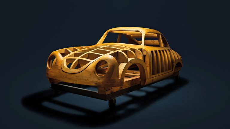The Porsche 356 was originally hand-built using a wooden frame