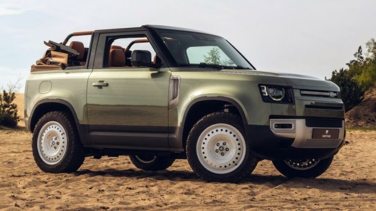 Coachbuilder reveals Land Rover Defender convertible