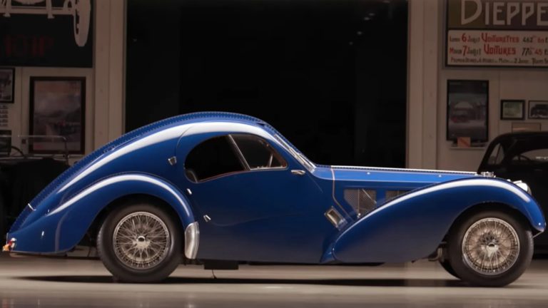 Jay Leno pays homage to the Bugatti Type 57SC Atlantic