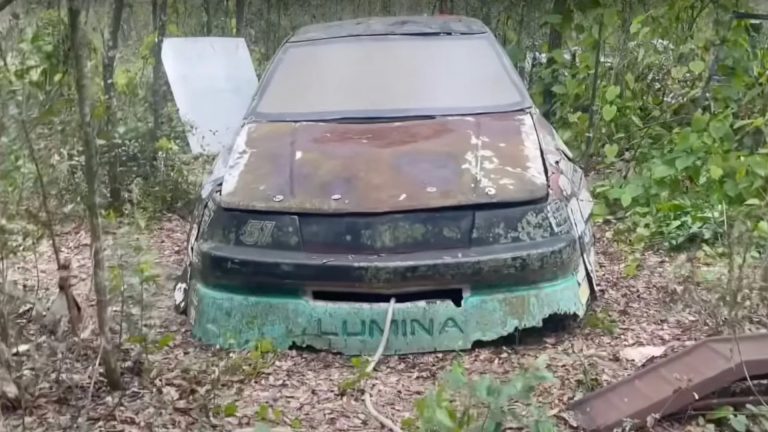 “Days of Thunder” Race Cars Found Rotting In Forest