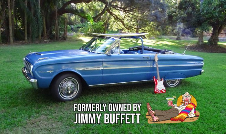 Own Jimmy Buffett’s 1963½ Ford Falcon Sprint!
